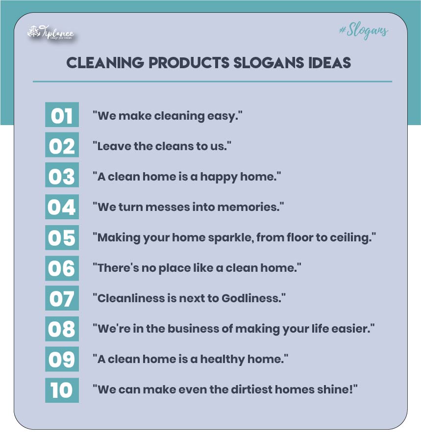 Famous cleaning product slogans