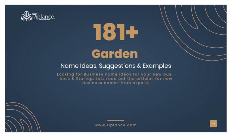 Garden Names Ideas