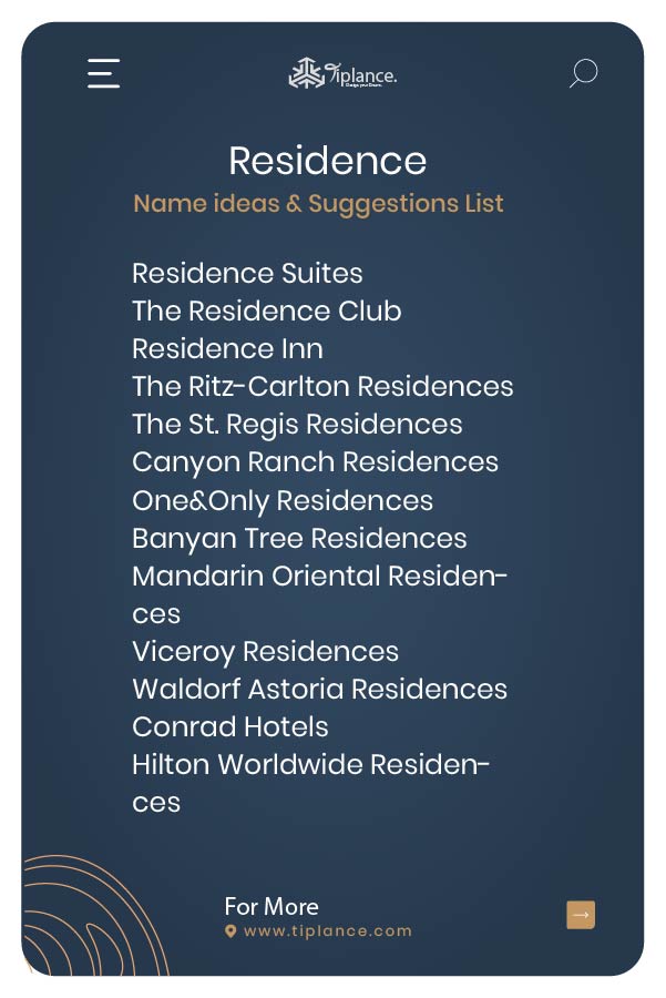 House Name Ideas from United Kingdom.