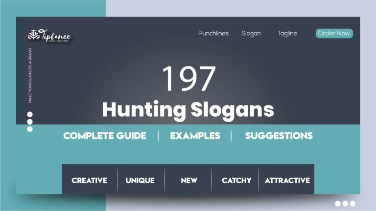 197+ Powerful Hunting Slogans Taglines & Sample - Tiplance