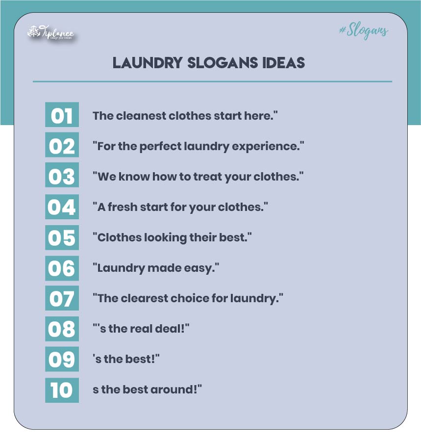 Laundry tagline