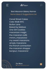 Macaron Company Names