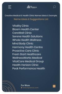 Medical Clinic Names Ideas