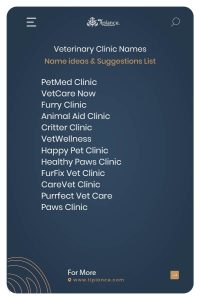 Pet Clinic Names