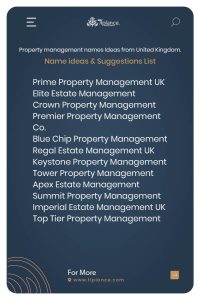 Property management names Ideas from United Kingdom.