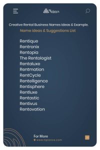 Rental Business Names Ideas from United Kingdom.