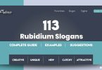 Rubidium Slogans