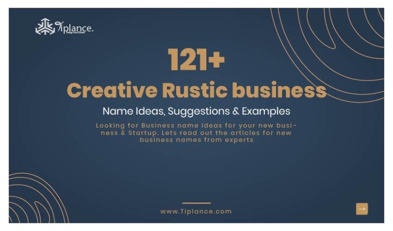 Rustic business names