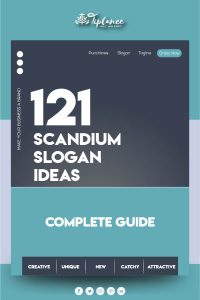 Scandium slogan list