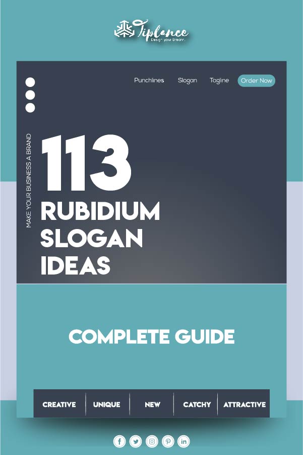 Short rubidium tagline