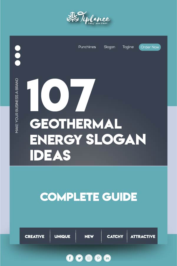 Slogan about geothermal energy campaign