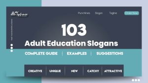 Slogans on Adult Education