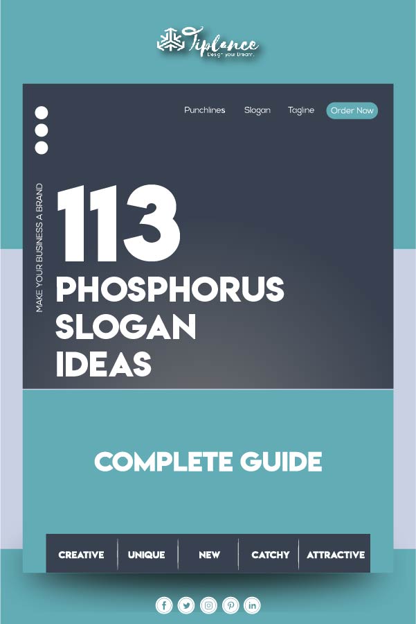 Unique phosphorus tagline ideas
