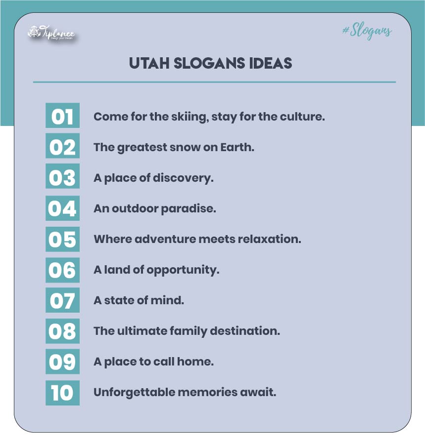 Utah tagline ideas
